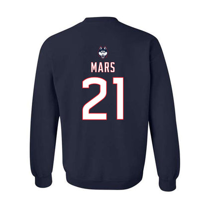 UConn - NCAA Women's Soccer : Se-Hanna Mars - Sports Shersey Crewneck Sweatshirt-1