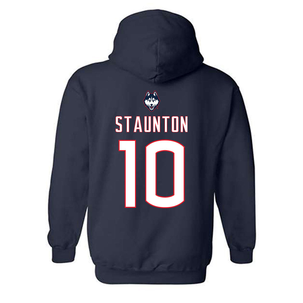 UConn - NCAA Women's Soccer : Maeve Staunton - Sports Shersey Hooded Sweatshirt-1