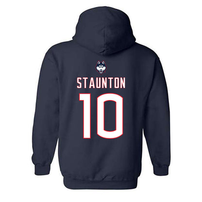 UConn - NCAA Women's Soccer : Maeve Staunton - Sports Shersey Hooded Sweatshirt-1