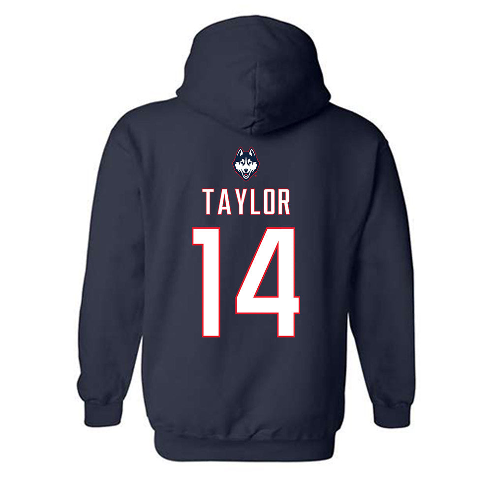UConn - NCAA Women's Soccer : Alayna Taylor - Sports Shersey Hooded Sweatshirt