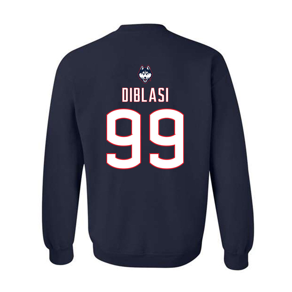 UConn - NCAA Women's Soccer : Elizabeth DiBlasi - Sports Shersey Crewneck Sweatshirt-1