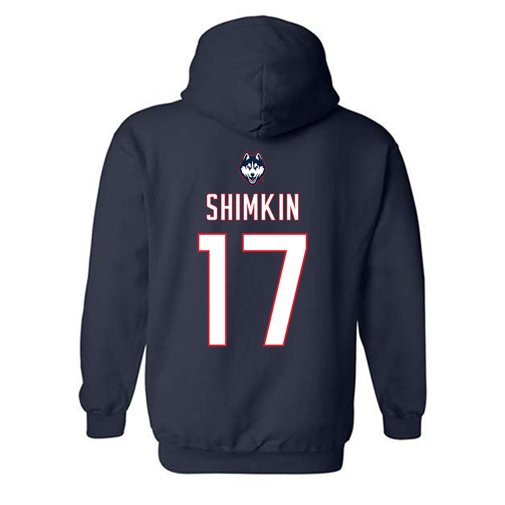 UConn - NCAA Women's Soccer : Chloe Shimkin - Sports Shersey Hooded Sweatshirt-1