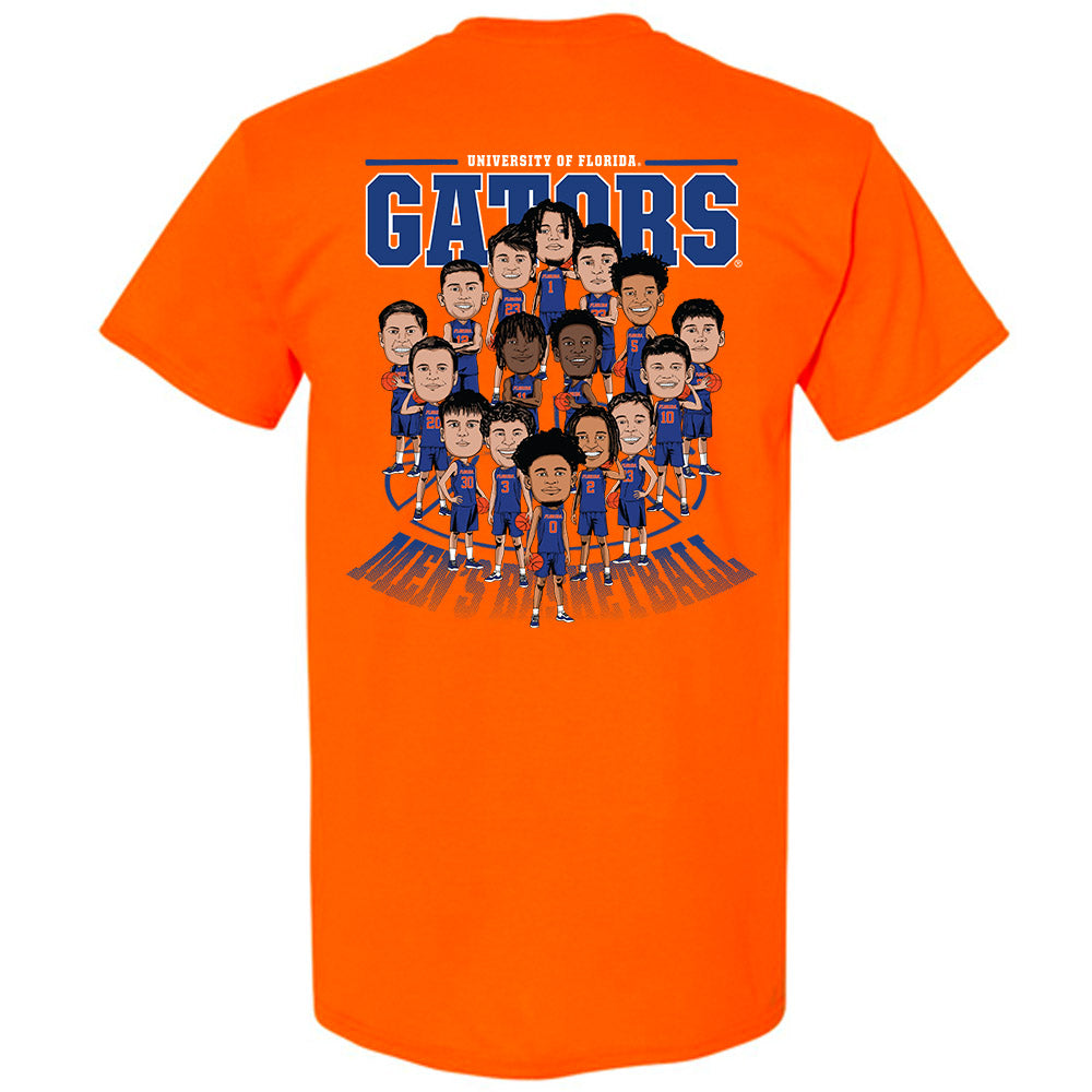 Florida - NCAA Men's Basketball : - T-Shirt Team Caricature