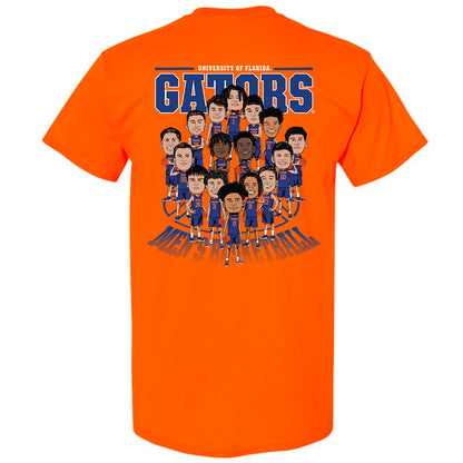 Florida - NCAA Men's Basketball : - T-Shirt Team Caricature