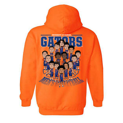 Florida - NCAA Men's Basketball : - Hooded Sweatshirt Team Caricature