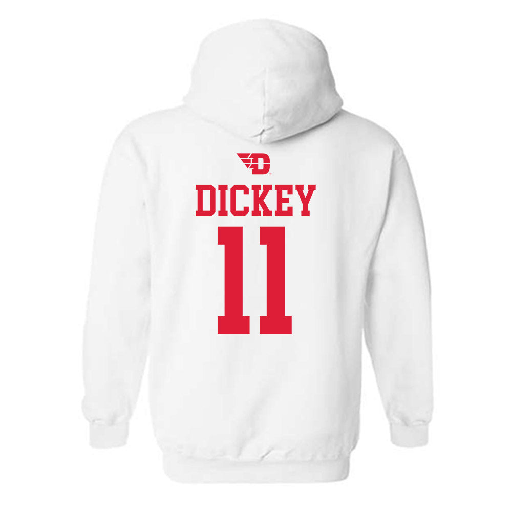 Dayton - NCAA Men's Basketball : Evan Dickey - Classic Shersey Hooded Sweatshirt-1