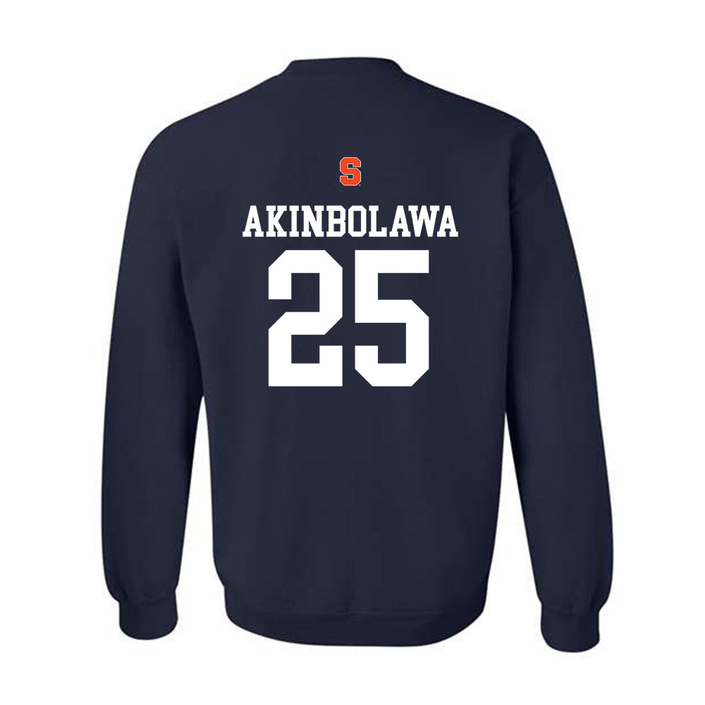 Syracuse - NCAA Women's Basketball : Oyindamola Simbiat Akinbolawa - Sports Shersey Crewneck Sweatshirt-1