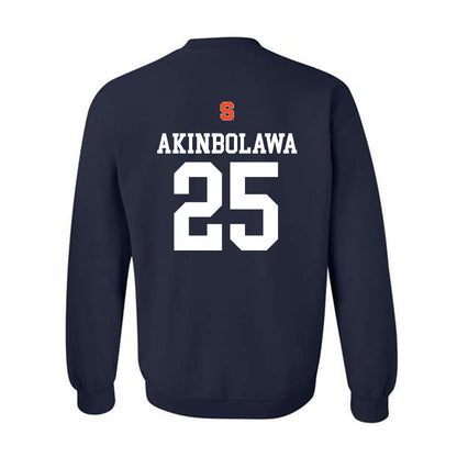 Syracuse - NCAA Women's Basketball : Oyindamola Simbiat Akinbolawa - Sports Shersey Crewneck Sweatshirt-1