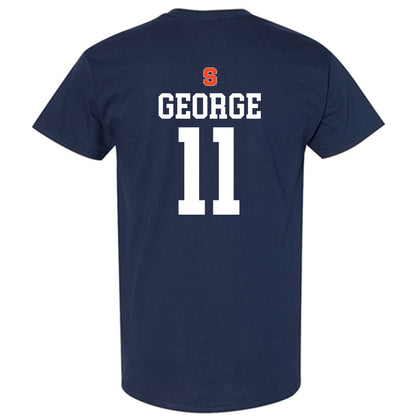 Syracuse - NCAA Men's Basketball : Naithan George - Sports Shersey T-Shirt-1
