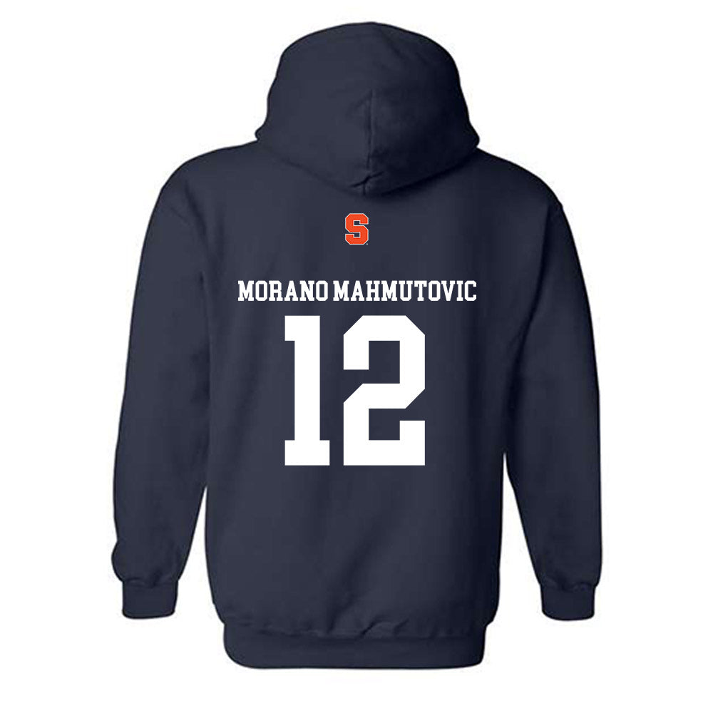 Syracuse - NCAA Men's Basketball : Mark Morano Mahmutovic - Sports Shersey Hooded Sweatshirt-1