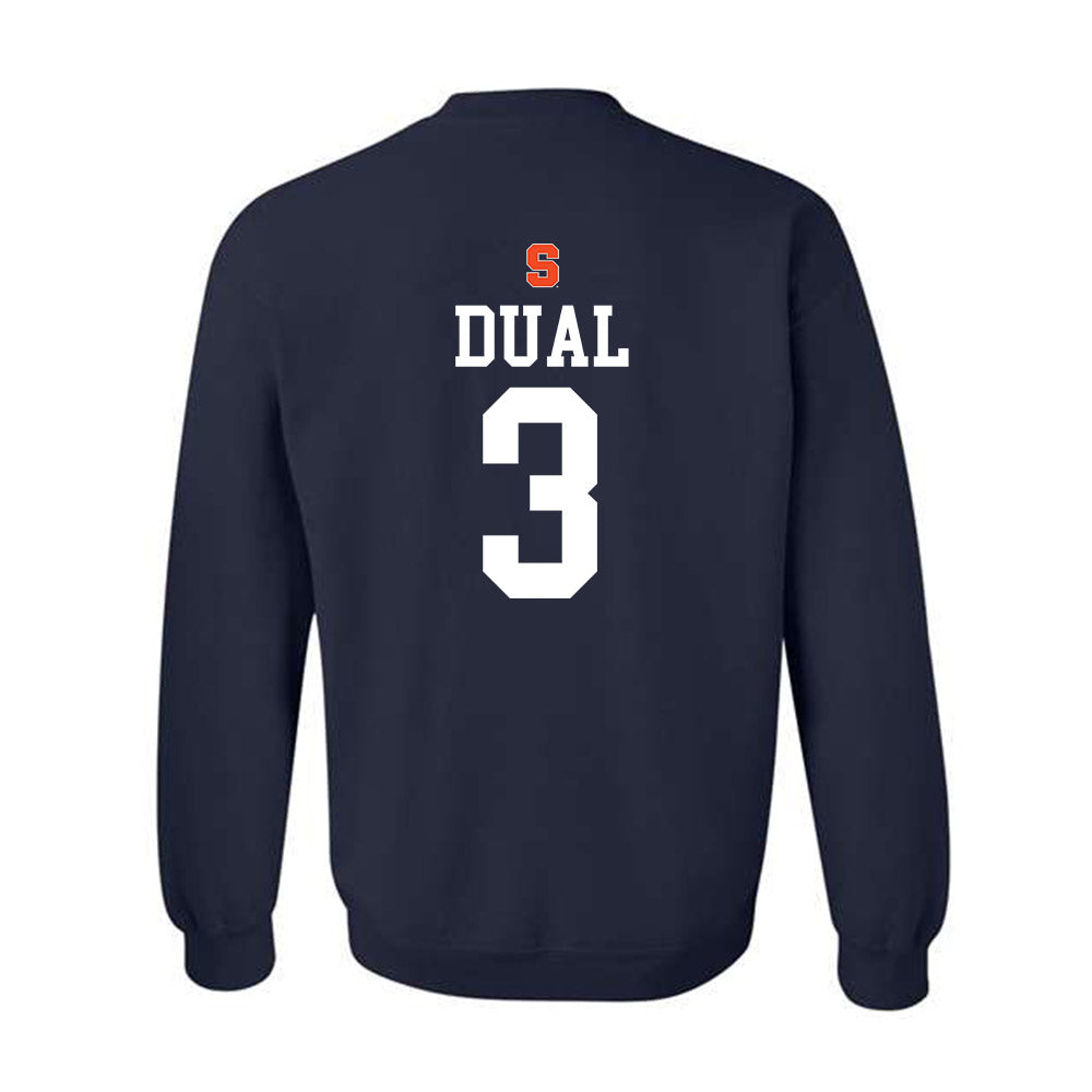 Syracuse - NCAA Men's Basketball : Garwey Dual - Sports Shersey Crewneck Sweatshirt-1