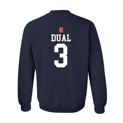 Syracuse - NCAA Men's Basketball : Garwey Dual - Sports Shersey Crewneck Sweatshirt-1