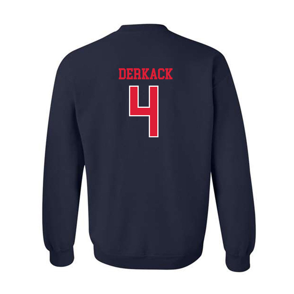Dayton - NCAA Men's Basketball : Jordan Derkack - Classic Shersey Crewneck Sweatshirt-1