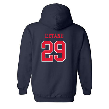 Dayton - NCAA Men's Basketball : Amael L'Etang - Classic Shersey Hooded Sweatshirt-1