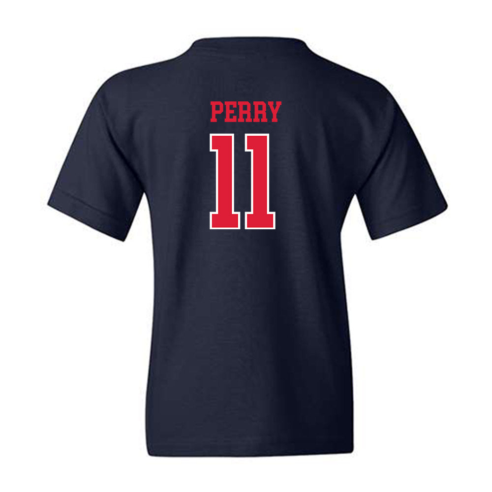 Dayton - NCAA Men's Basketball : Travis Perry - Classic Shersey Youth T-Shirt-1