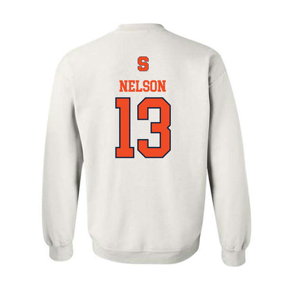 Syracuse - NCAA Women's Basketball : Camdyn Nelson - Classic Shersey Crewneck Sweatshirt-1