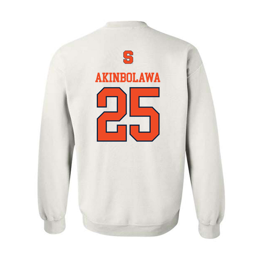 Syracuse - NCAA Women's Basketball : Oyindamola Simbiat Akinbolawa - Classic Shersey Crewneck Sweatshirt-1