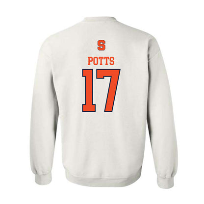 Syracuse - NCAA Women's Basketball : Madeline Potts - Classic Shersey Crewneck Sweatshirt-1