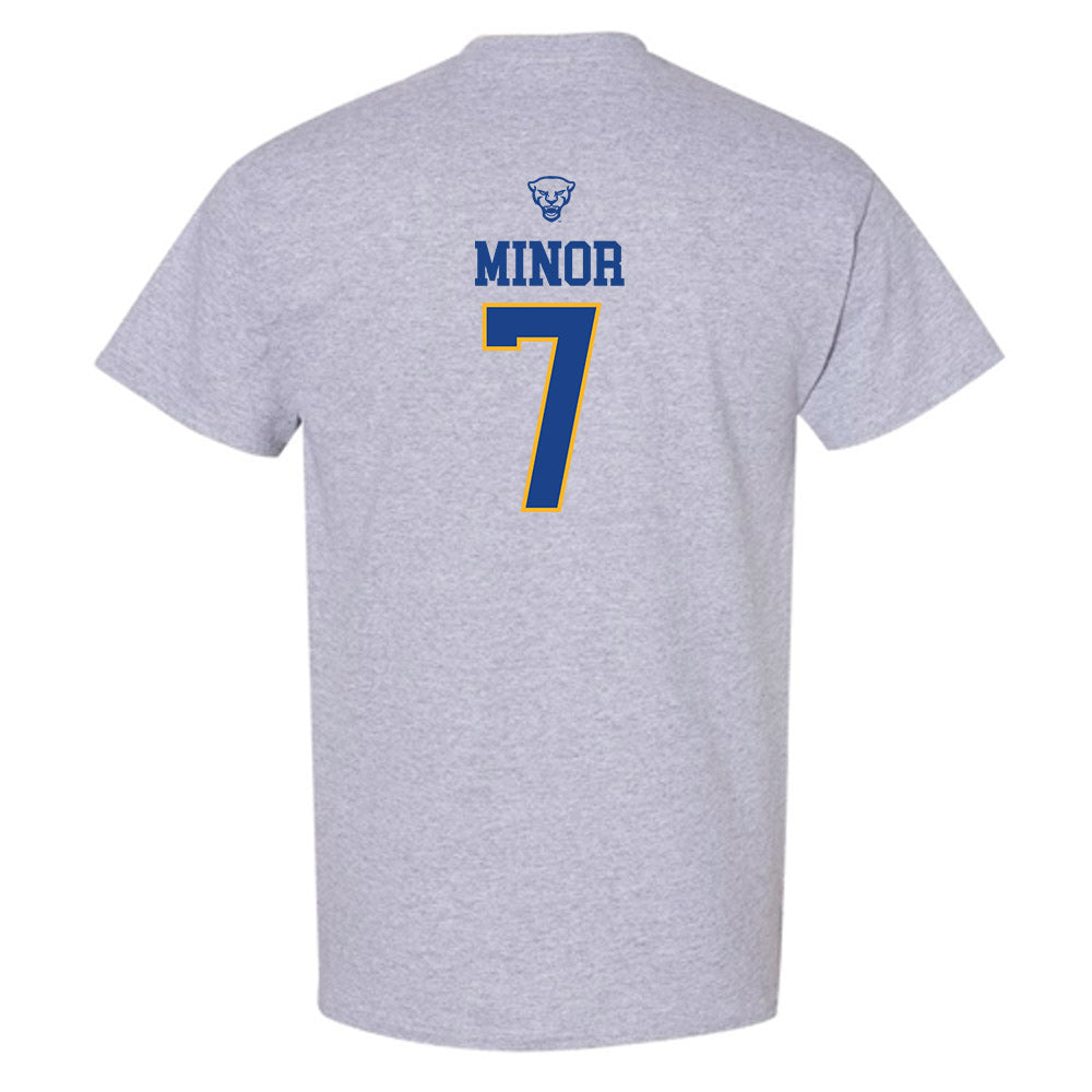 Pittsburgh - NCAA Men's Basketball : Damarco Minor - Classic Shersey T-Shirt-1