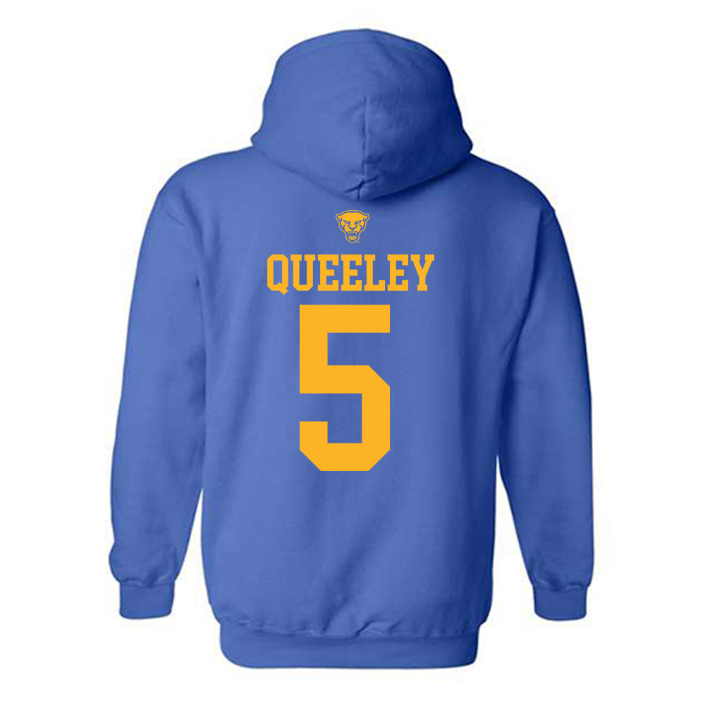 Pittsburgh - NCAA Women's Basketball : Jayda Queeley - Sports Shersey Hooded Sweatshirt-1