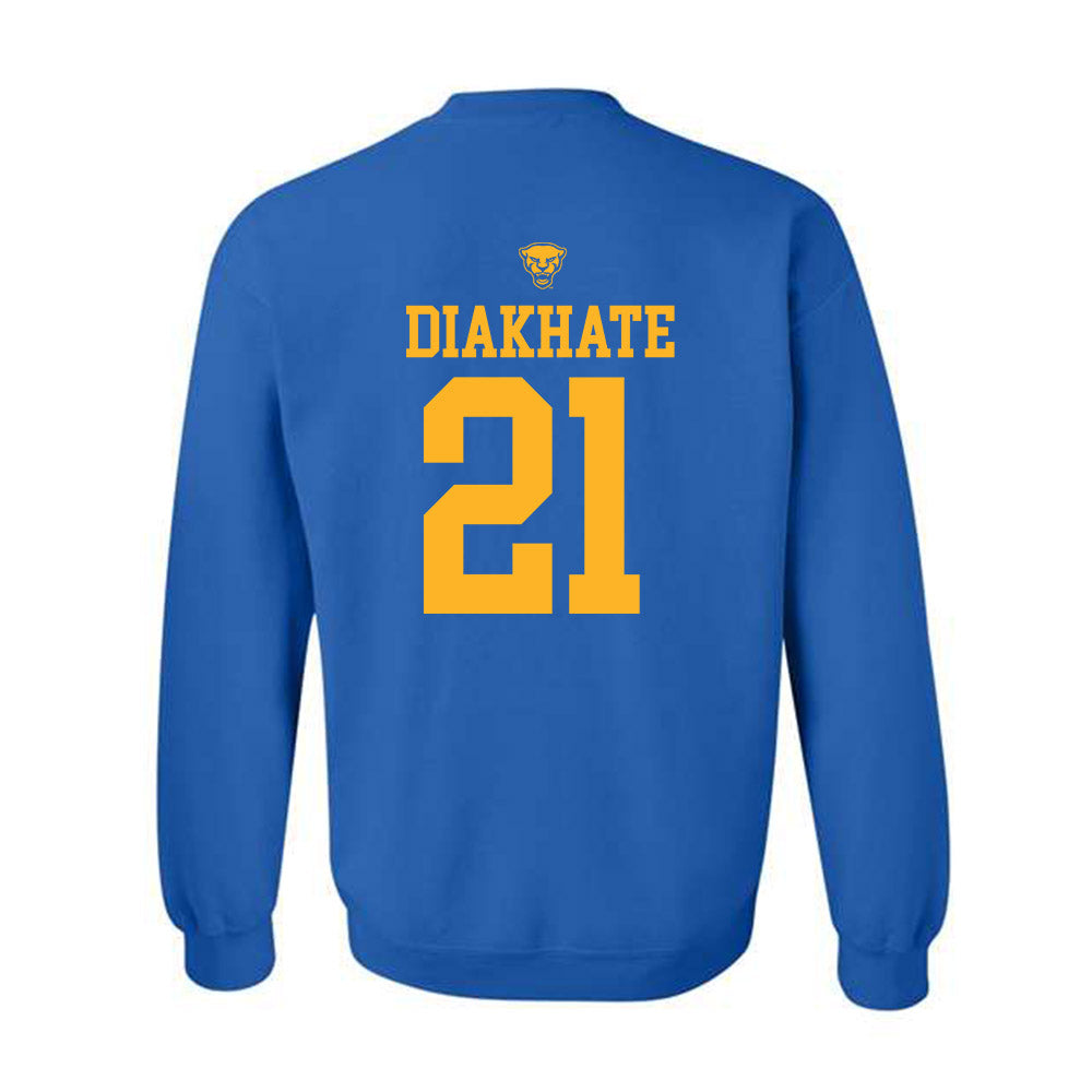 Pittsburgh - NCAA Women's Basketball : Fatima Diakhate - Sports Shersey Crewneck Sweatshirt-1