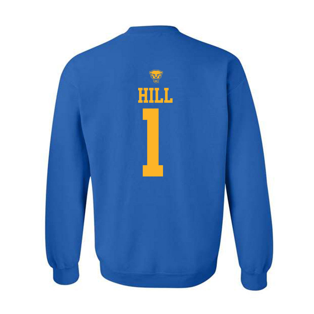 Pittsburgh - NCAA Women's Basketball : Maysen Hill - Sports Shersey Crewneck Sweatshirt-1
