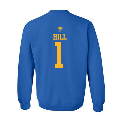 Pittsburgh - NCAA Women's Basketball : Maysen Hill - Sports Shersey Crewneck Sweatshirt-1