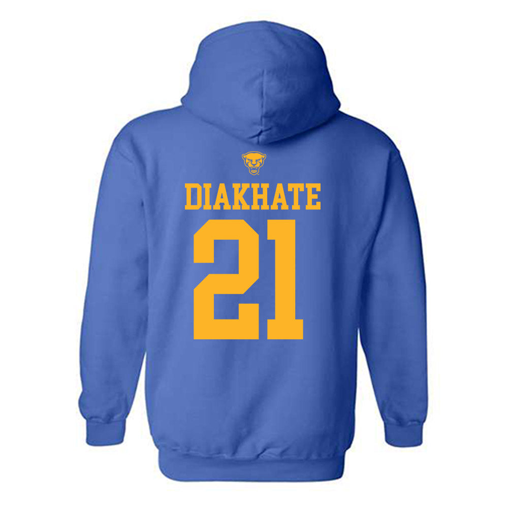Pittsburgh - NCAA Women's Basketball : Fatima Diakhate - Sports Shersey Hooded Sweatshirt-1
