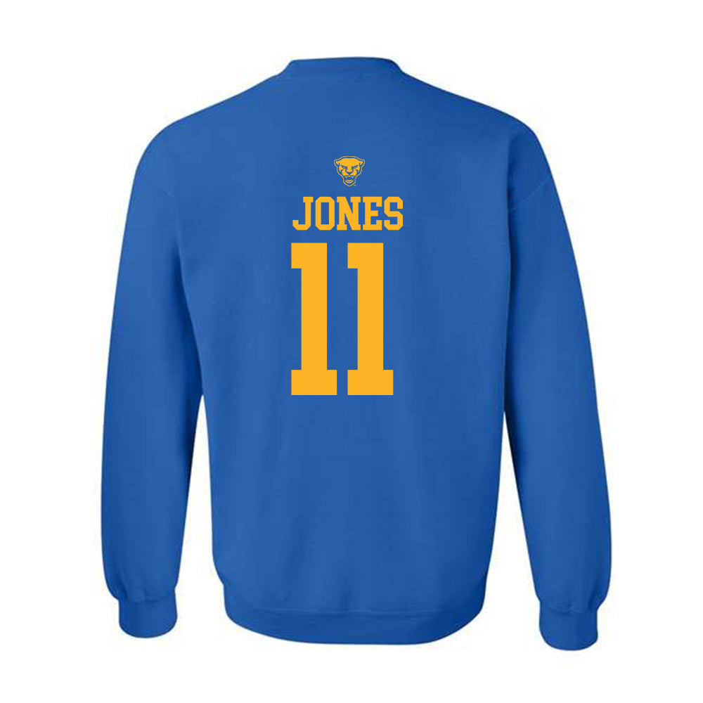 Pittsburgh - NCAA Women's Basketball : Angel Jones - Sports Shersey Crewneck Sweatshirt-1