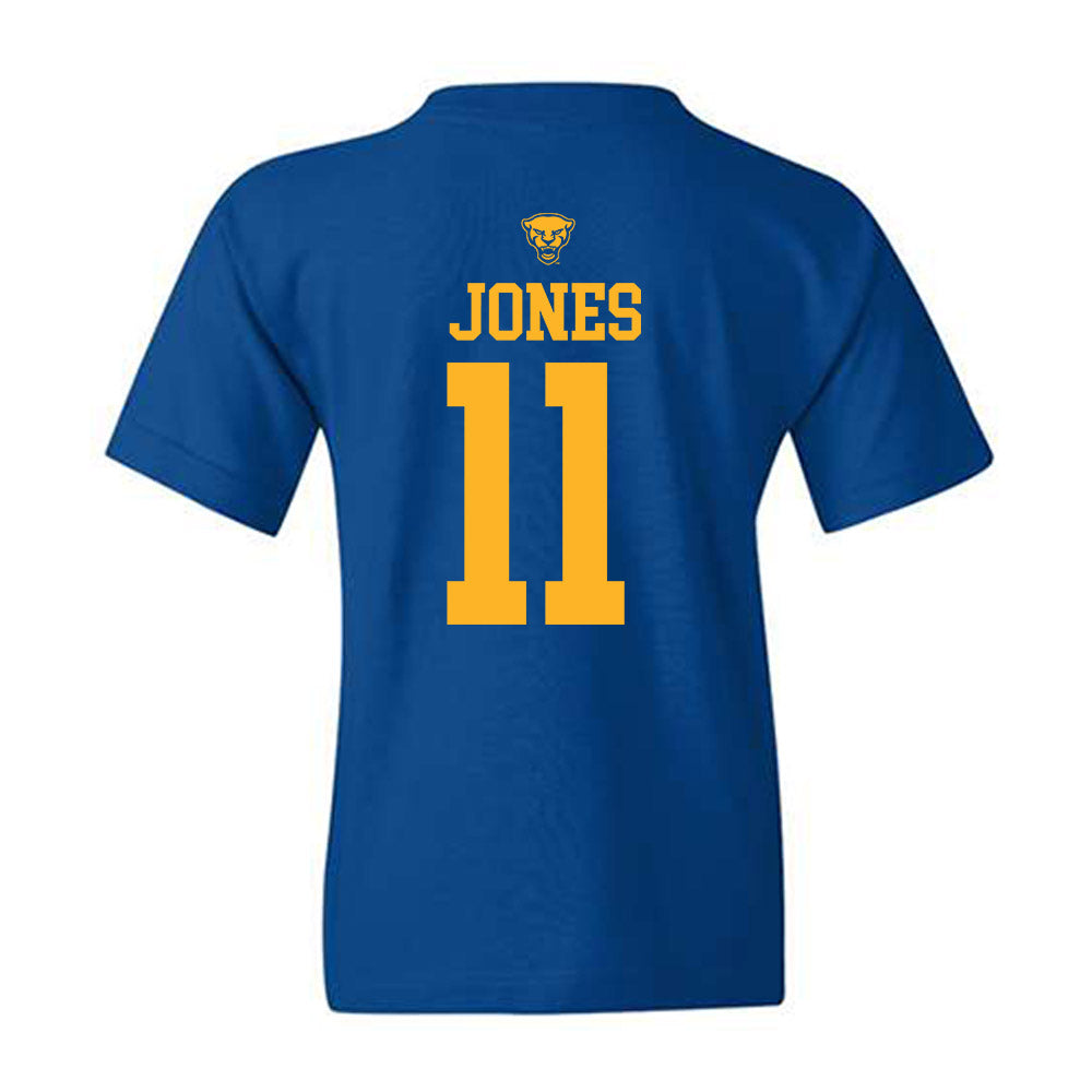 Pittsburgh - NCAA Women's Basketball : Angel Jones - Sports Shersey Youth T-Shirt-1
