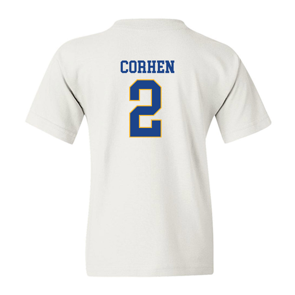 Pittsburgh - NCAA Men's Basketball : Cameron Corhen - Classic Shersey Youth T-Shirt-1