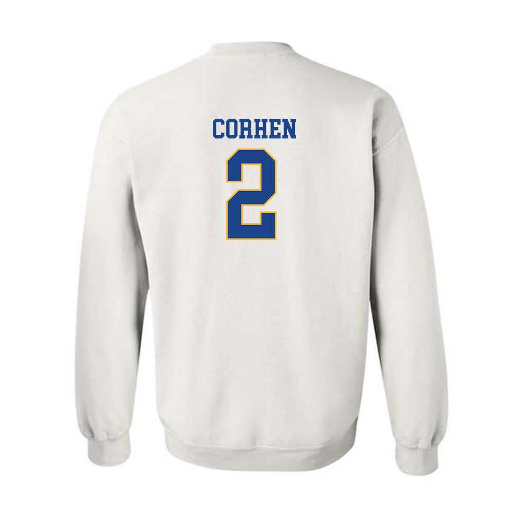 Pittsburgh - NCAA Men's Basketball : Cameron Corhen - Classic Shersey Crewneck Sweatshirt-1