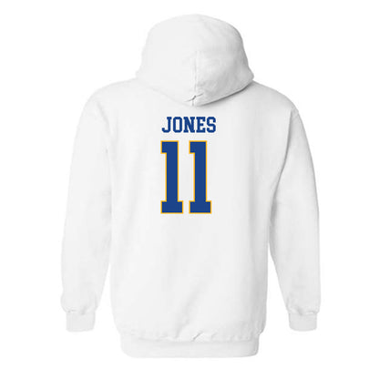 Pittsburgh - NCAA Women's Basketball : Angel Jones - Classic Shersey Hooded Sweatshirt-1