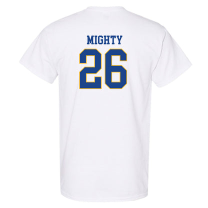Pittsburgh - NCAA Men's Basketball : Armani Mighty - Classic Shersey T-Shirt-1