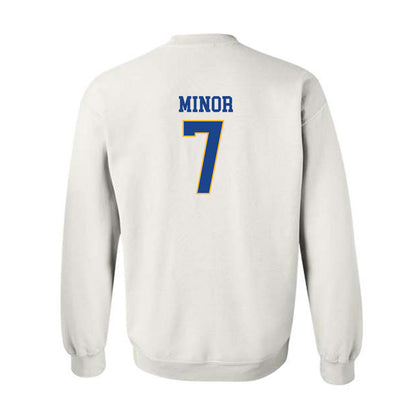 Pittsburgh - NCAA Men's Basketball : Damarco Minor - Classic Shersey Crewneck Sweatshirt-1