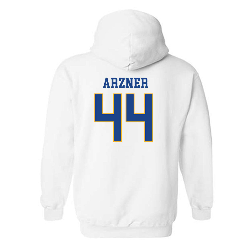 Pittsburgh - NCAA Women's Basketball : Macie Arzner - Classic Shersey Hooded Sweatshirt-1