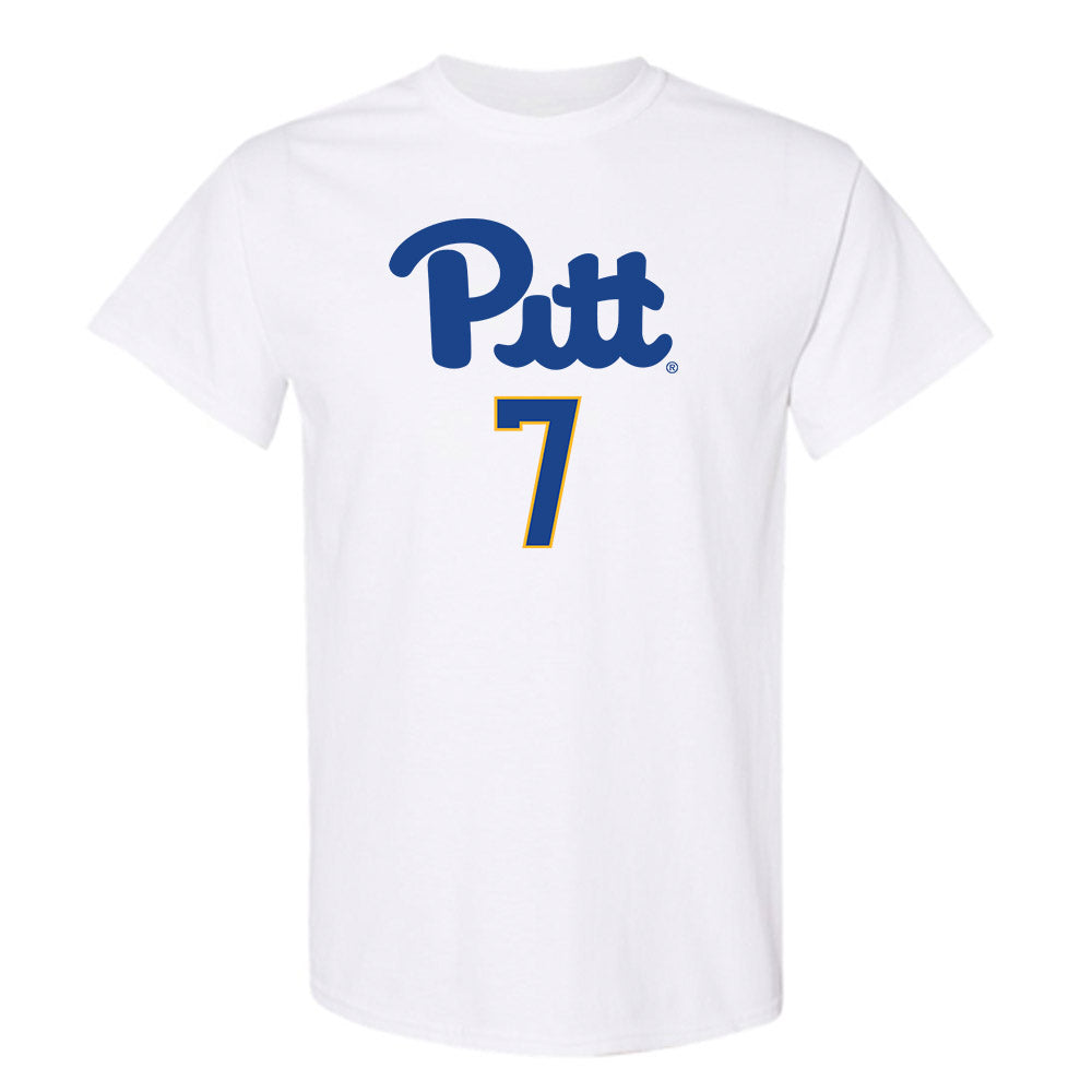 Pittsburgh - NCAA Men's Basketball : Damarco Minor - Classic Shersey T-Shirt-0