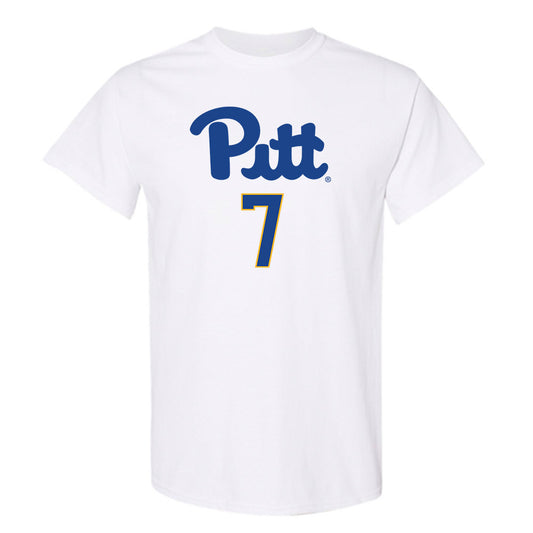 Pittsburgh - NCAA Men's Basketball : Damarco Minor - Classic Shersey T-Shirt-0
