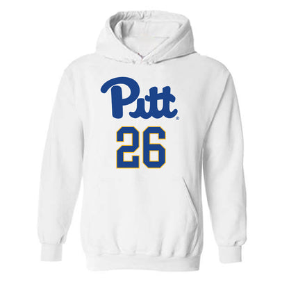Pittsburgh - NCAA Men's Basketball : Armani Mighty - Classic Shersey Hooded Sweatshirt-0