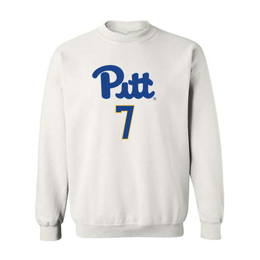 Pittsburgh - NCAA Men's Basketball : Damarco Minor - Classic Shersey Crewneck Sweatshirt-0
