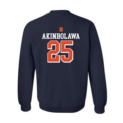 Syracuse - NCAA Women's Basketball : Oyindamola Akinbolawa - Crewneck Sweatshirt-1