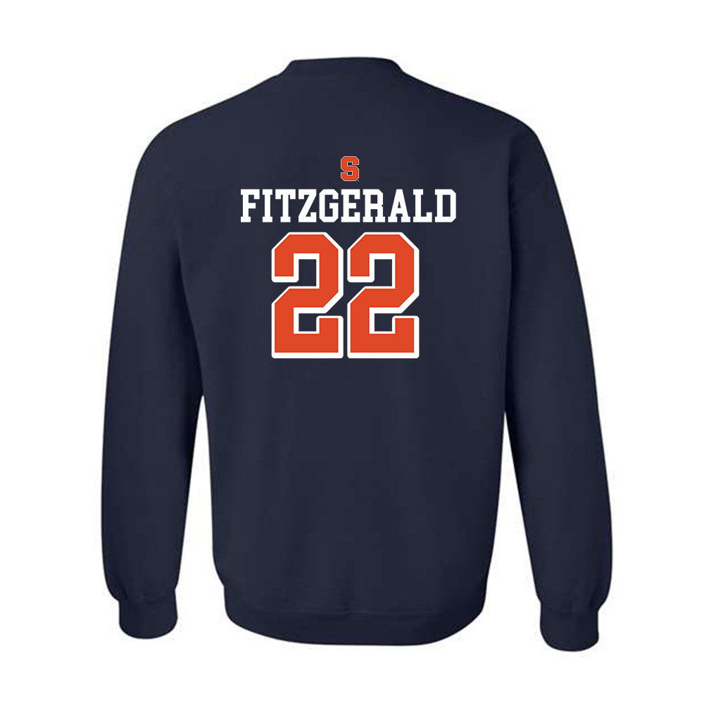 Syracuse - NCAA Women's Basketball : Justus Fitzgerald - Crewneck Sweatshirt-1
