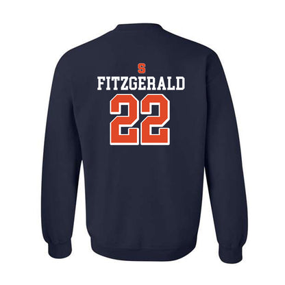 Syracuse - NCAA Women's Basketball : Justus Fitzgerald - Crewneck Sweatshirt-1