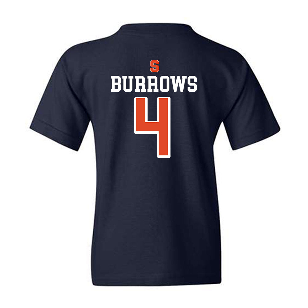 Syracuse - NCAA Women's Basketball : Sophie Burrows - Youth T-Shirt-1