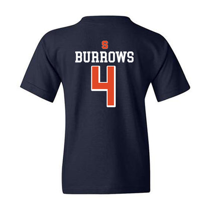 Syracuse - NCAA Women's Basketball : Sophie Burrows - Youth T-Shirt-1