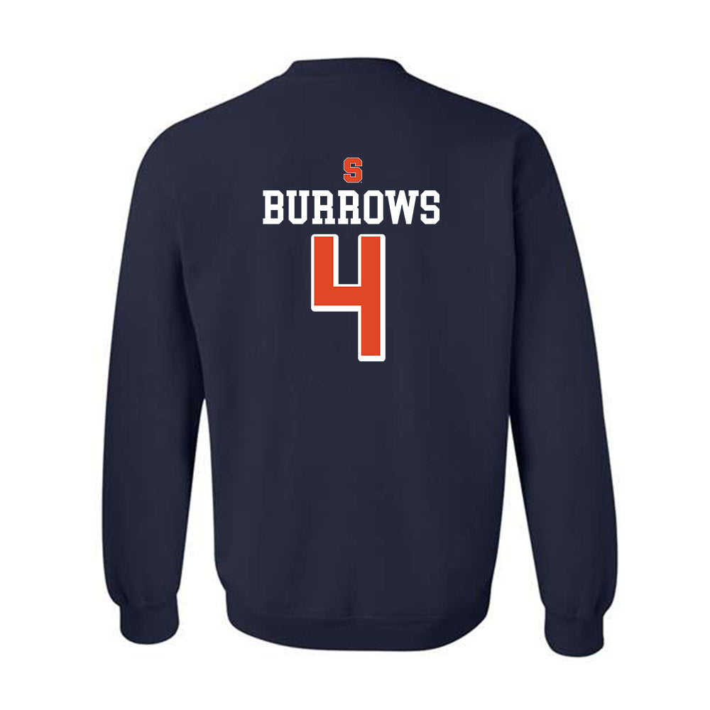Syracuse - NCAA Women's Basketball : Sophie Burrows - Crewneck Sweatshirt-1