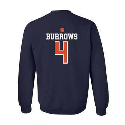 Syracuse - NCAA Women's Basketball : Sophie Burrows - Crewneck Sweatshirt-1