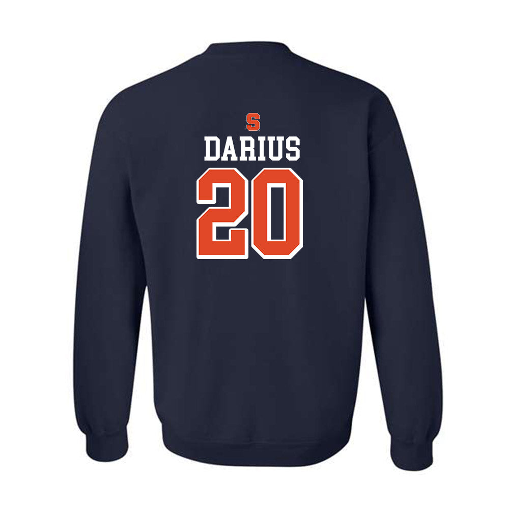 Syracuse - NCAA Women's Basketball : Dominique Darius - Crewneck Sweatshirt-1