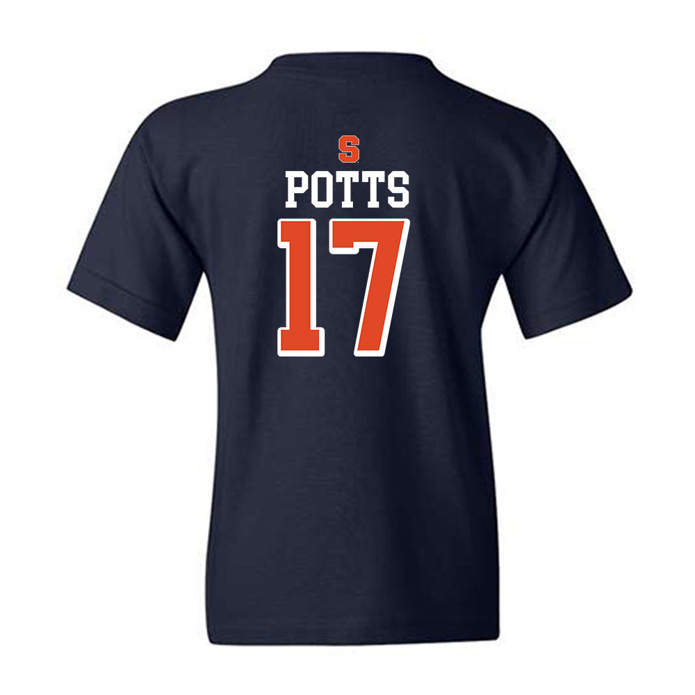 Syracuse - NCAA Women's Basketball : Madeline Potts - Youth T-Shirt-1