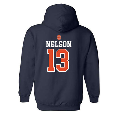 Syracuse - NCAA Women's Basketball : Camdyn Nelson - Hooded Sweatshirt-1